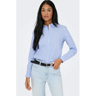 Jdy Hemdbluse JDYMIO L/S Shirt WVN NOOS Blau 38