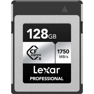 Lexar 128GB CFexpress Karte, Typ B CFe Karte, bis zu 1750MB/s Lesegeschwindigkeit, CF mit PCIe Gen3x2, kompatibel mit DSLR, rückwärts mit XQD Kamera