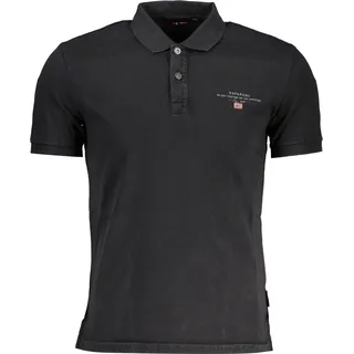 NAPAPIJRI ELBAS SS 4 KURZARM PIQUE-POLOSHIRT Herren - Schwarz