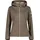 Woman Jacket Zip Hood Toffee Mel XL