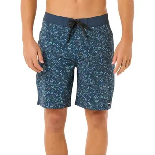 Rip Curl Mirage Floral Reef Badeshorts - Washed Navy - 30