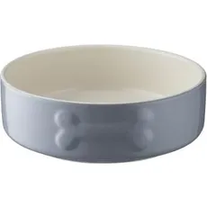 Mason Cash Keramik-Hundenapf, 15 cm, grau, Futternapf