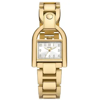 Fossil Damenuhr Harwell Quarz/3 Zeigerwerk 28 mm Gehäusegröße mit Edelstahlarmband ES5327