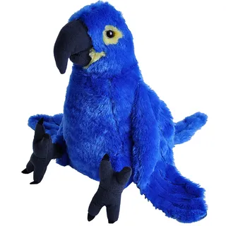 Blauer Papagei - Spielzeug Plus 30 cm - Blau