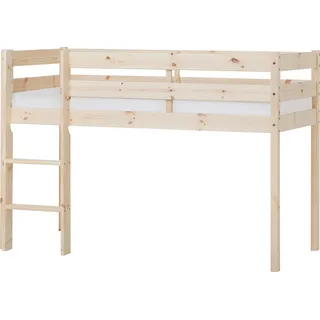 Hoppekids Hochbett ECO COMFORT 81 x 114 x 166 cm Kiefer massiv beige
