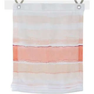 Kutti »Adele« mit Hakenaufhängung ohne Bohren freihängend weiß, mit Farbverlauf, halbtransparent, Polyester, pflegeleicht,