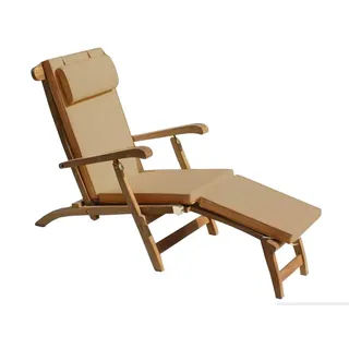 MiaMöbel Klappliege 196 x 5,5 x 55 cm Beige