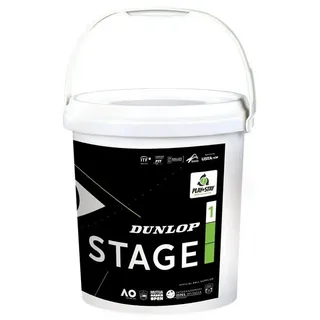 Dunlop Stage 1 (grüner Punkt) gelb 60er im Eimer