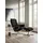 Relaxsessel Mayfair Leder 92 x 103 x 79 cm Schwarz mit Hocker