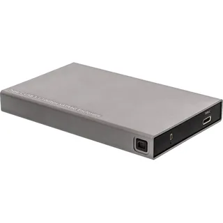 InLine USB 3.1 Gehäuse für 6,35cm (2,5") 6G SATA-Festplatte / SSD, USB Typ-C Buchse