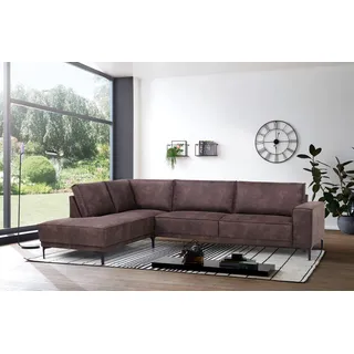 otto home »OLAND L-Form, B: 289 cm, Skandi-Design« Struktur, Flachgewebe, Luxus-Microfaser, Boucle,