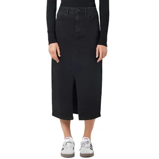 Noisy May Kath Slit Midi Vi478bl Jeansrock - Black Denim - L