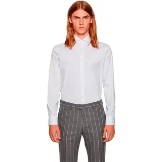 Boss Jason Langarmhemd - White - 40 - Regular
