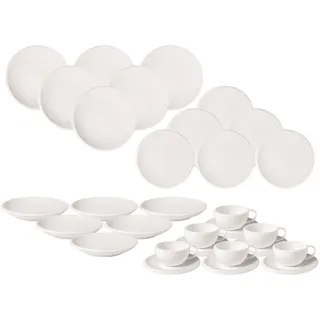 Villeroy & Boch NewMoon Kombiservice 30-tlg. weiß