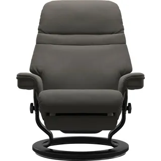 Stressless Relaxsessel Sunrise Baumwolle 79 x 103 x 78 cm grau elektrisch verstellbar
