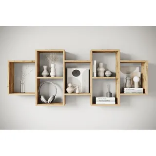 Home Affaire Wandregal Trio Hängeregal 160,8 x 18 x 65 cm Braun