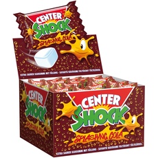 Center Shock Splashing Cola I 3 Boxen mit jeweils 400 g Kaugummis I Cola-Geschmack extra-sauer