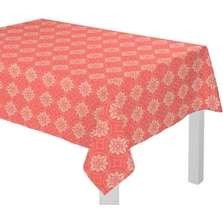 Tischdecke ADAM "Romantic Puligny Light" Gr. 1, rot, B:80cm L:80cm, Bio-Baumwolle, Tischdecken, Tischdecke, aus 100% Bio-Baumwolle