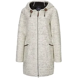 G.I.G.A. DX Damen Roshana Strickparka Strickmantel Parka In Strickoptik Mit Kapuze, Off White, 44 EU
