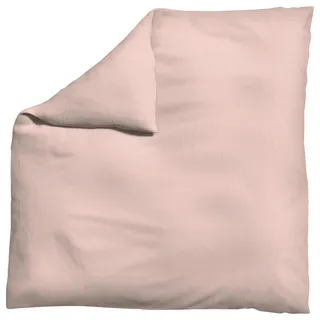 Schlafgut Bettdeckenbezug , Hellrosa , Textil , Uni , 200x200 cm , Textiles Vertrauen - Oeko-Tex®, AZO-frei, Bsci, Oeko-Tex® Standard 100 , pflegeleicht, atmungsaktiv, bügelleicht, schadstoffgeprüft, weiche und anschmiegsame Oberfläche, dicht gewebtes Garn , Heimtextilien, Bettwäsche & Leintücher, Bettwäsche, Satin-Bettwäsche