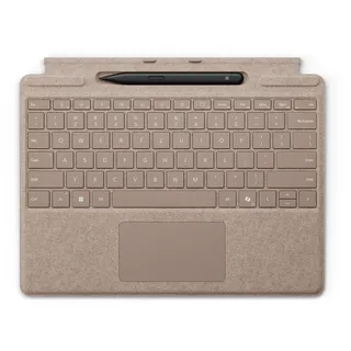 Microsoft Surface Pro Keyboard mit Surface Slim Pen kompatibel mit Surface Pro 9, Surface Pro 8 Beige