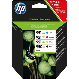 HP 950XL schwarz + 951XL CMYK (C2P43AE)