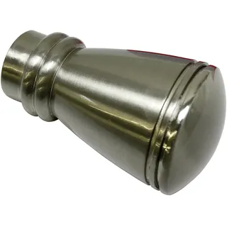 GARDINIA Endknopf Siro zu Stilprogramm Chicago, Ø 20 mm edelstahl-optik,