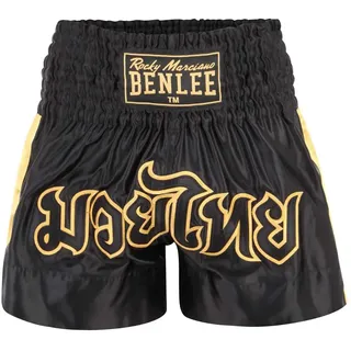 Benlee Goldy Thaibox-shorts - Black / Gold - 3XL