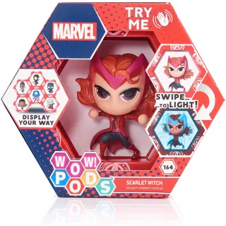 Wow! PODS Avengers Collection – Scarlet Witch | Superhelden-Figur mit Wackelkopf | Offizielles Marvel Sammelspielzeug & Geschenke