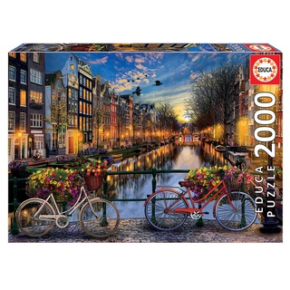 Educa Amsterdam, 2000 Teile Puzzle für Erwachsene und Kinder, Niederlande, Holland