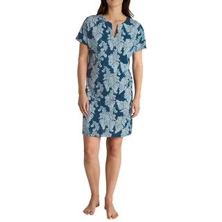 CALIDA Favourites Kurzarm-Nachthemd Damen, Länge 95cm, aus 100% Baumwolle
