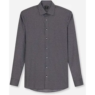 OLYMP Businesshemd »Level 5« Body Fit, Haifischkragen, Mit Rotationsprint