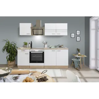 Küchenzeile Merle 210 cm Weiß
