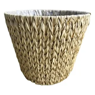 Pflanzkorb Lafiora Wicker Ø 35 cm x H 30 cm Polyrattan natur
