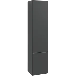 Villeroy & Boch Subway 3.0 Hochschrank, 2 Türen Anschlag rechts, 400x1710x362mm, C58702VN, Farbe: Front/Korpus: Cashmere Grey, Griff: Cashmere Grey