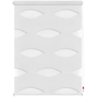 Lichtblick Doppelrollo Ellipse 45 x 150 cm weiß