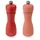 Pfeffer- und Salzmühle TAHITI FEUER 2-tlg. 15cm Buche / Apricot und Rot