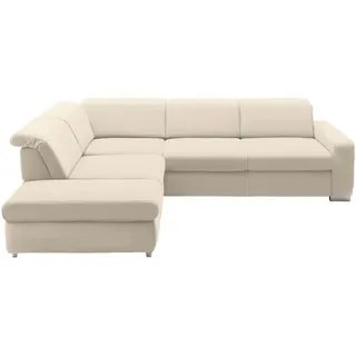 Beldomo Style Ecksofa , Naturfarben , Textil , Uni , Ottomane links, L-Form , 301x260 cm , Typenauswahl, Bettkasten erhältlich, Stoffauswahl, Bettfunktion erhältlich, Hocker erhältlich , Wohnzimmer, Sofas & Couches, Wohnlandschaften, Ecksofas