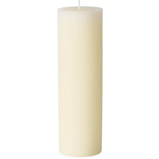 Boltze Stumpenkerze Classic Ø 6cm, Höhe 20cm, Cremeweiß 2051022