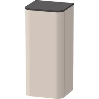 Duravit Happy D.2 Plus Halbhochschrank, 400x880x360 mm, eine Tür, Anschlag rechts, HP1260R8383, Farbe: Taupe Supermatt Dekor