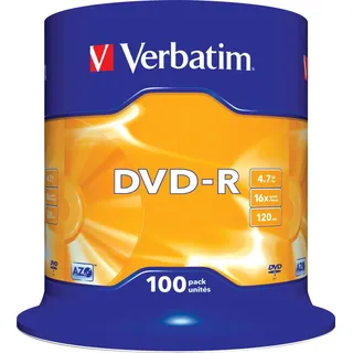 Verbatim DVD-R 4,7 GB, 100 St.