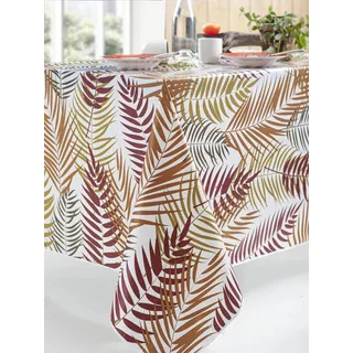 CALITEX Sumatra Wachstuch, Schrägband, rund, 140 cm