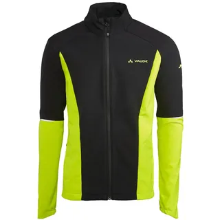 Vaude Herren Softshelljacke Wintry IV, wärmend, 100% winddicht, atmungsaktiv und wasserabweisend, neon yellow, XXL