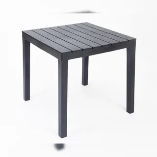PROGARDEN Gartentisch 78 x 78 x 72 cm Anthrazit