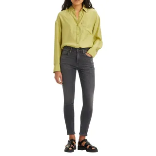 Levi's High Waist Skinny Jeans 721 in schwarzem Clear Way W32 / L32
