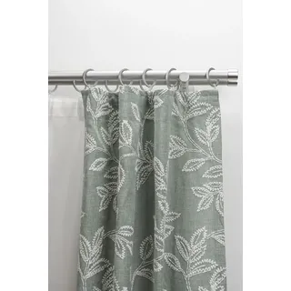 GARESA Vorhangstange 2-läufig Ø 20 mm 130 cm Grau/Silber