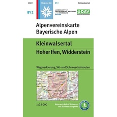 Kleinwalsertal, Hoher Ifen, Widderstein 1:25 000