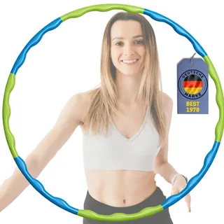 BEST SPORTING Hula Hoop Reifen – Ø 80 cm – 8-teilig zusammensteckbar