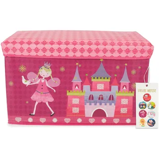 Bieco Aufbewahrungsbox 60 x 30 x 35 cm 1-tlg. pink/rosa