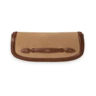 Polo Ralph Lauren für Damen. 428P11043001 Bellport Clutch-Tasche aus beigefarbenem Wildleder (OSFA), Lässig